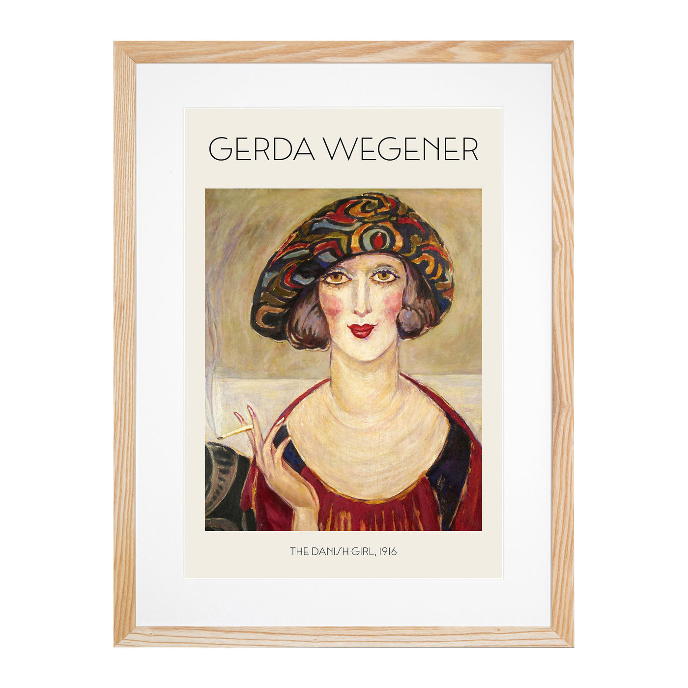 Danish Girl Print By Gerda Wegener