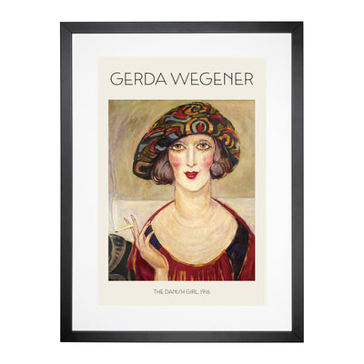 Danish Girl Print By Gerda Wegener Framed Print Main Image