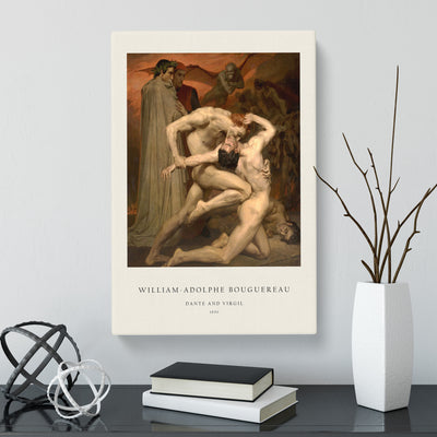 Dante And Virgil Print By William-Adolphe Bouguereau