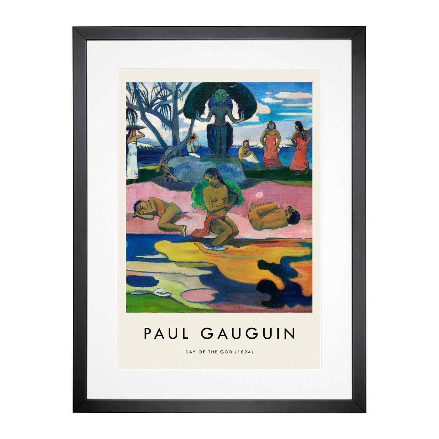 Day Of The God Print By Paul Gauguin Framed Print Main Image