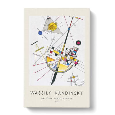 Delicate Tension Print By Wassily Kandinsky Canvas Print Main Image