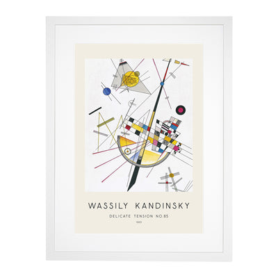 Delicate Tension Print By Wassily Kandinsky