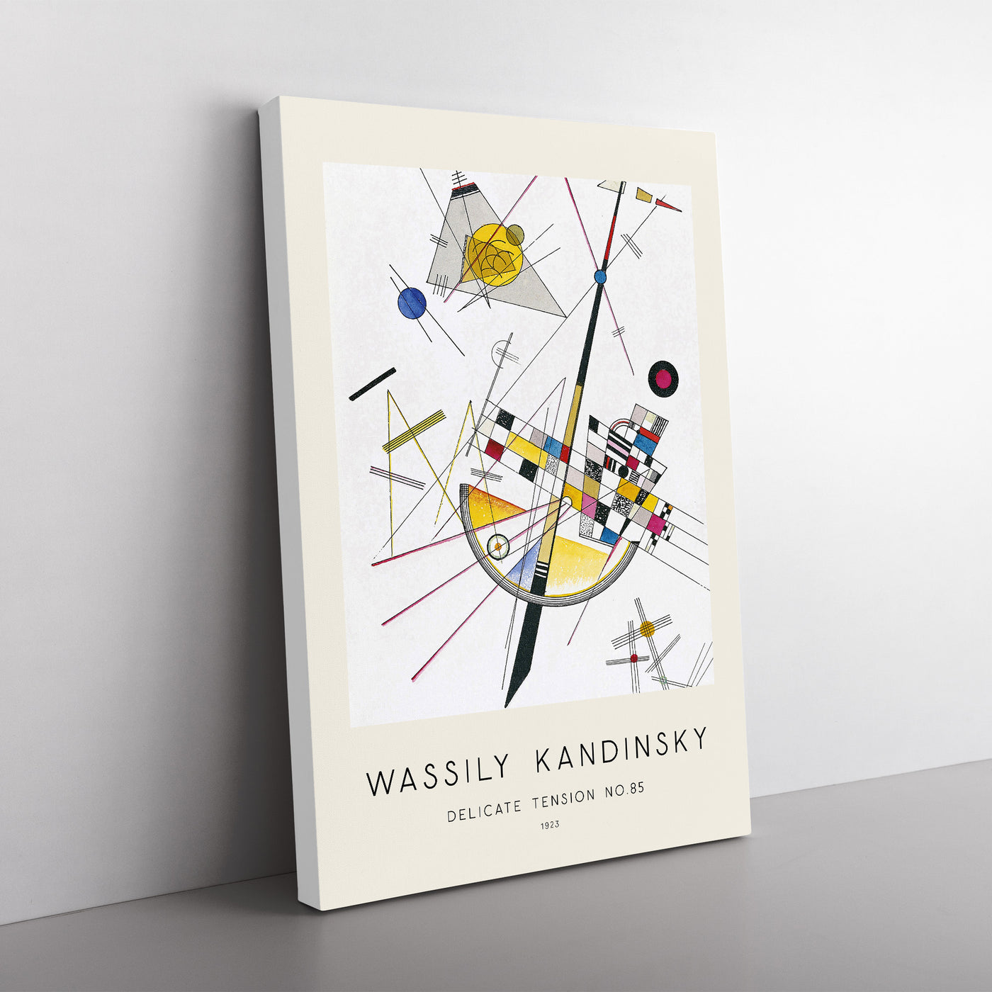 Delicate Tension Print By Wassily Kandinsky