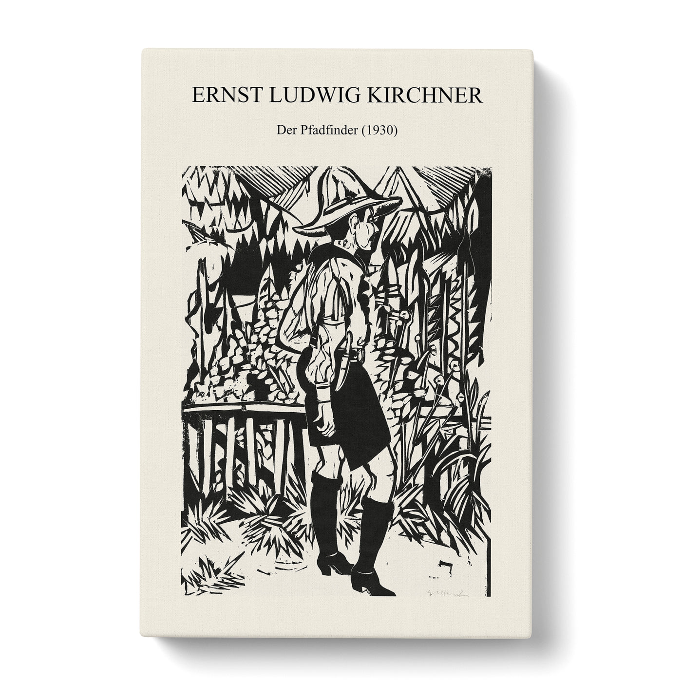 Der Pfadfinder Print By Ernst Ludwig Kirchner Canvas Print Main Image