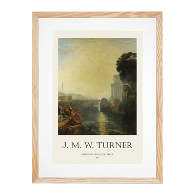 Dido Building Carthage Print By Joseph-Mallord William Turner