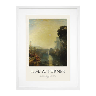 Dido Building Carthage Print By Joseph-Mallord William Turner