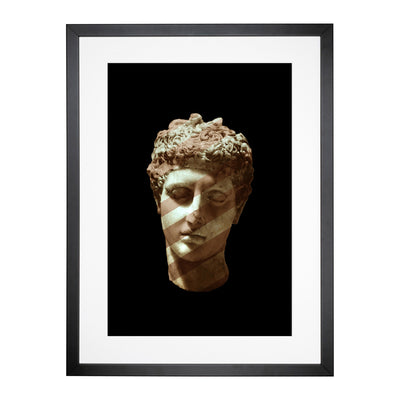 Disco Marble Head Framed Print Main Image