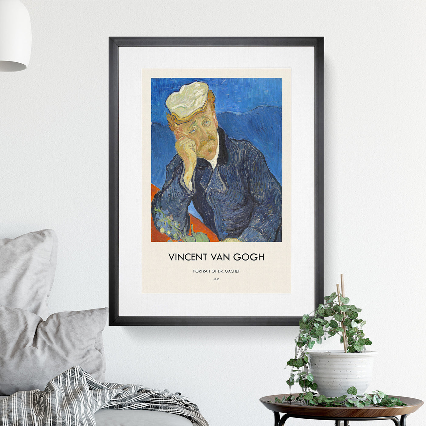 Dr Paul Gachet Print By Vincent Van Gogh