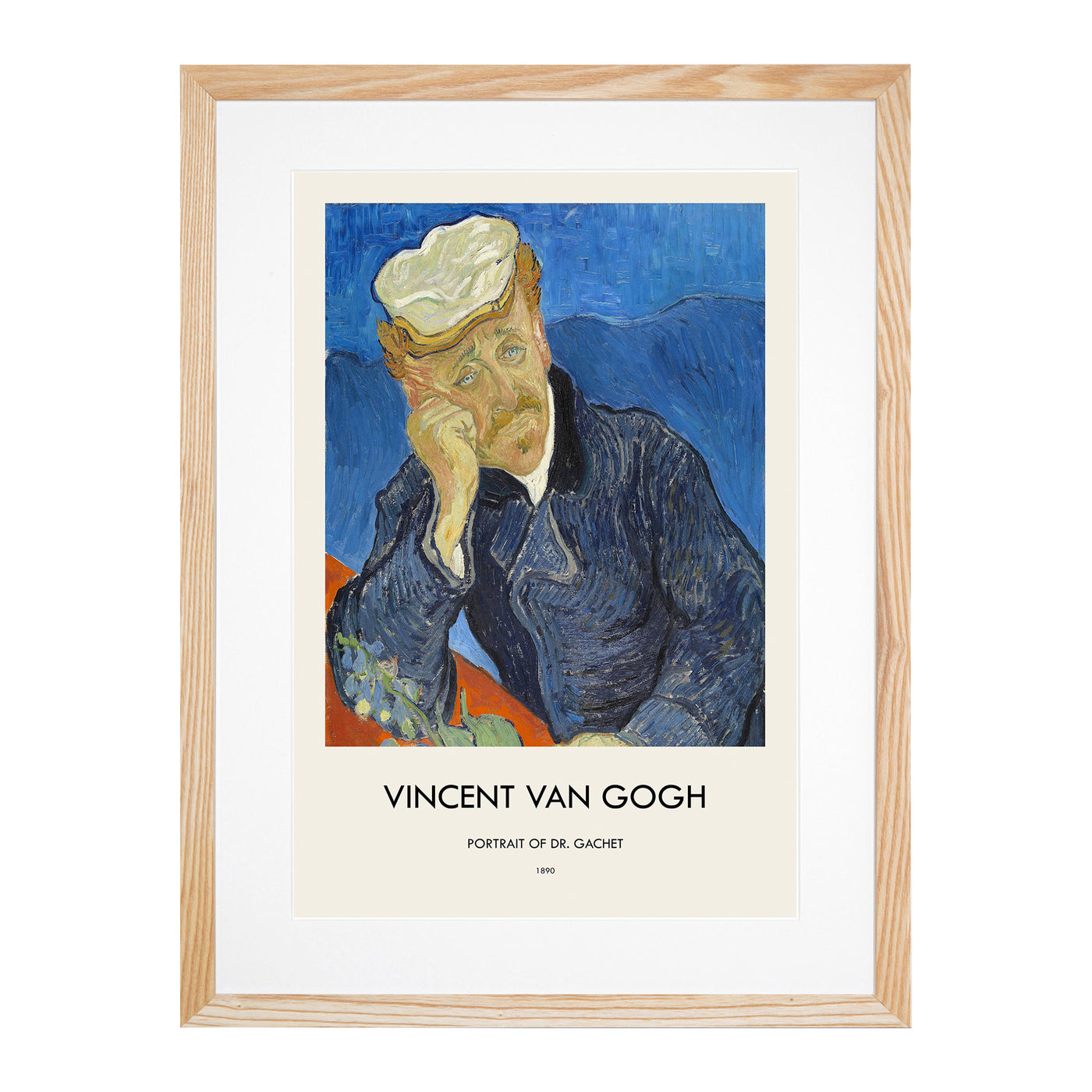 Dr Paul Gachet Print By Vincent Van Gogh