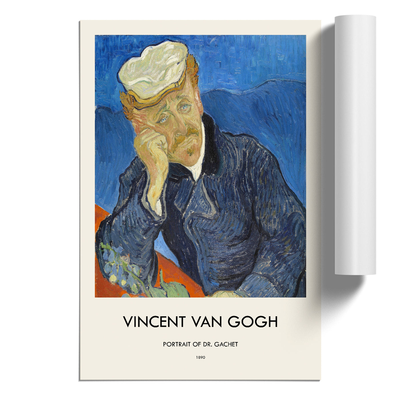 Dr Paul Gachet Print By Vincent Van Gogh