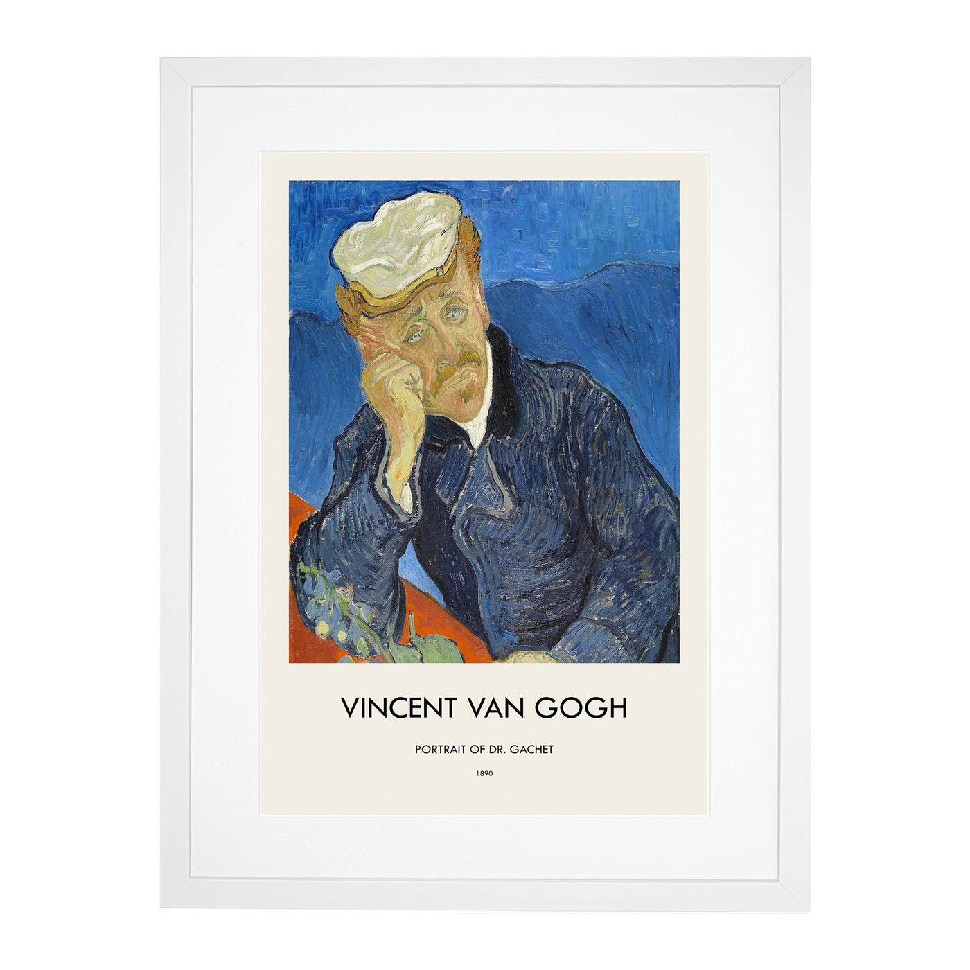 Dr Paul Gachet Print By Vincent Van Gogh