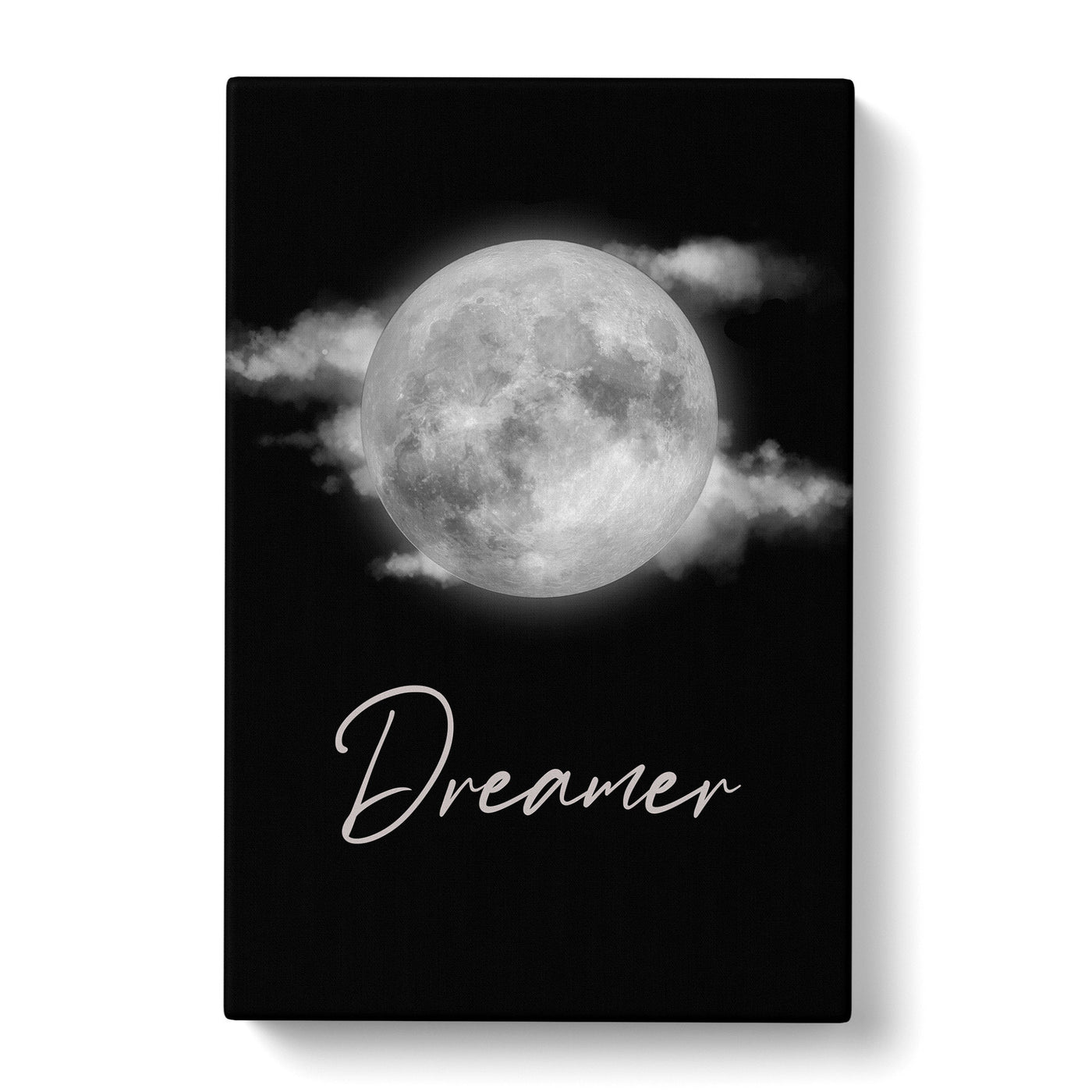 Dreamer V2 Typography Canvas Print Main Image