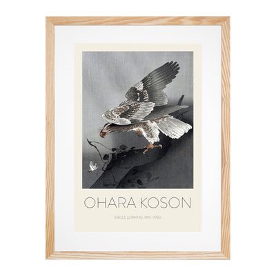 Eagle Hunting Print By Ohara Koson