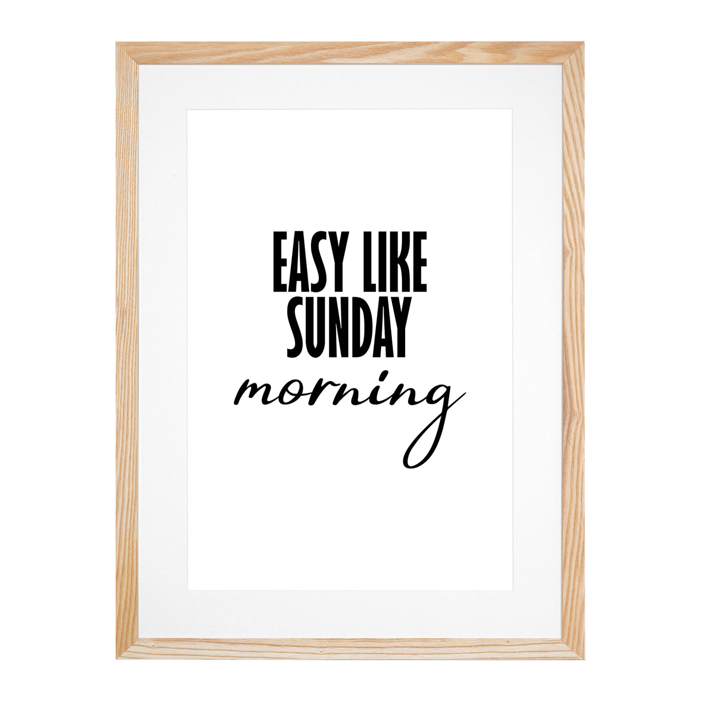 Easy Like Sunday Morning