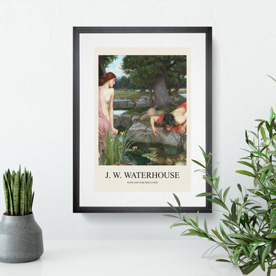 Echo And Narcissus Print By John William Waterhouse