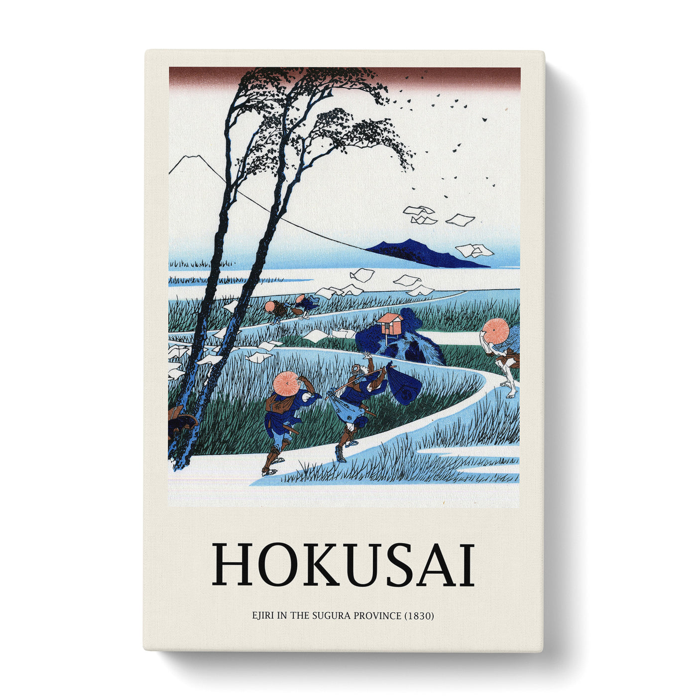 Ejiri In The Suruga Province Print By Katsushika Hokusai Canvas Print Main Image