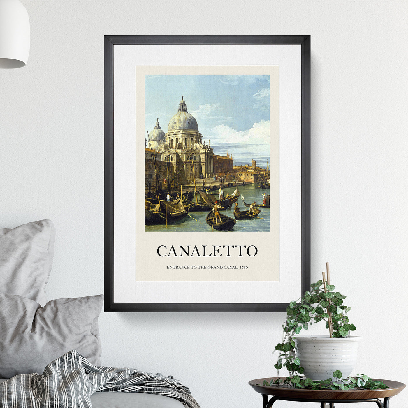 Entrance To The Grand Canal Vol.2 Print By Giovanni Canaletto