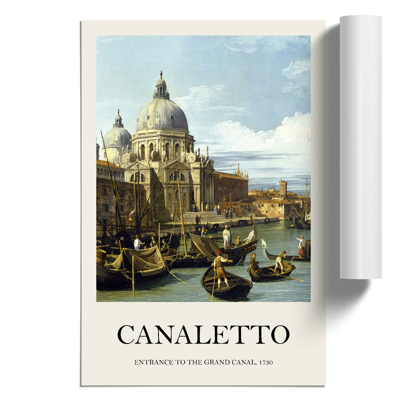 Entrance To The Grand Canal Vol.2 Print By Giovanni Canaletto