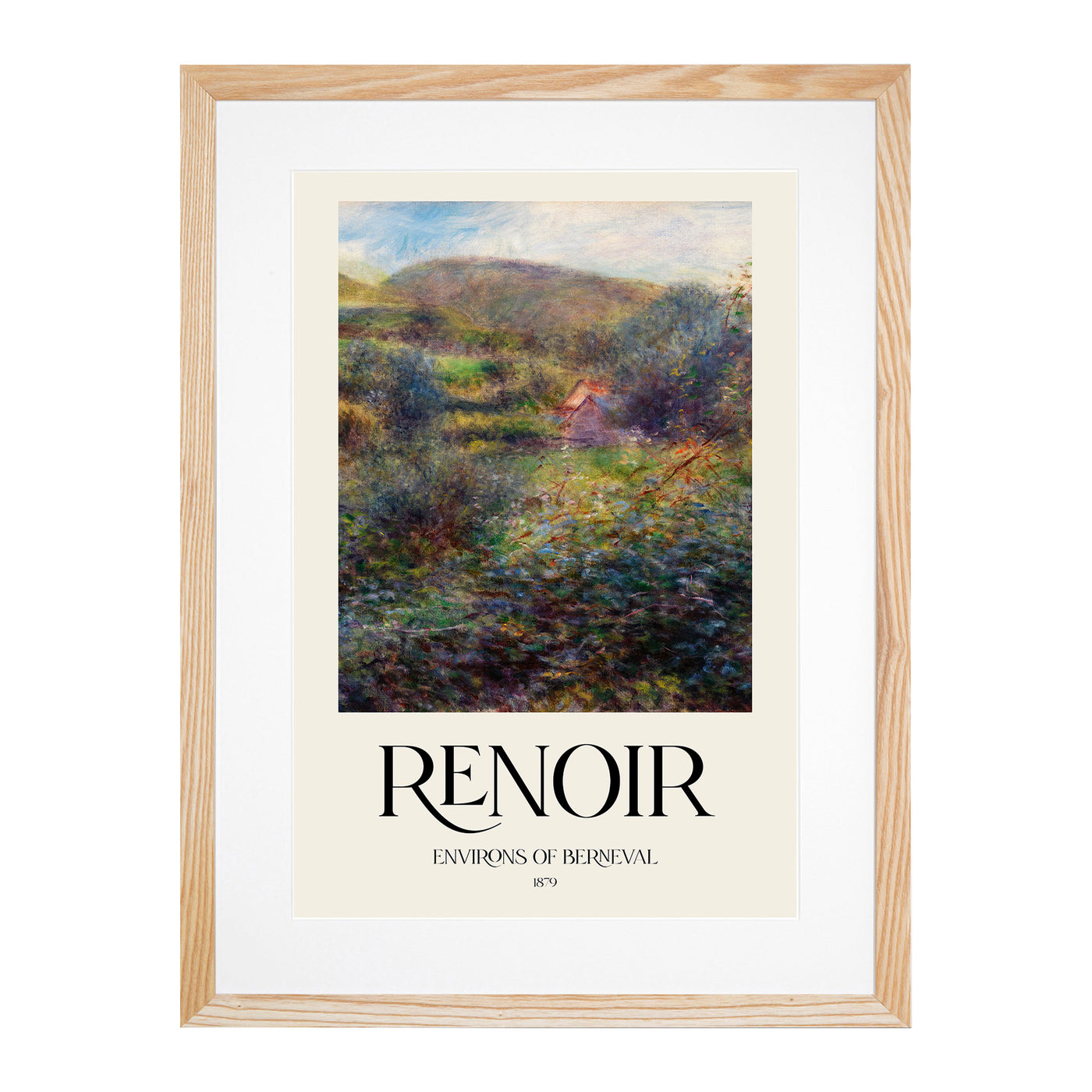 Environs Of Berneval Print By Pierre-Auguste Renoir