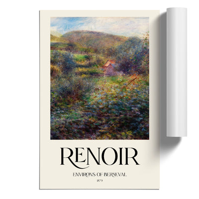 Environs Of Berneval Print By Pierre-Auguste Renoir