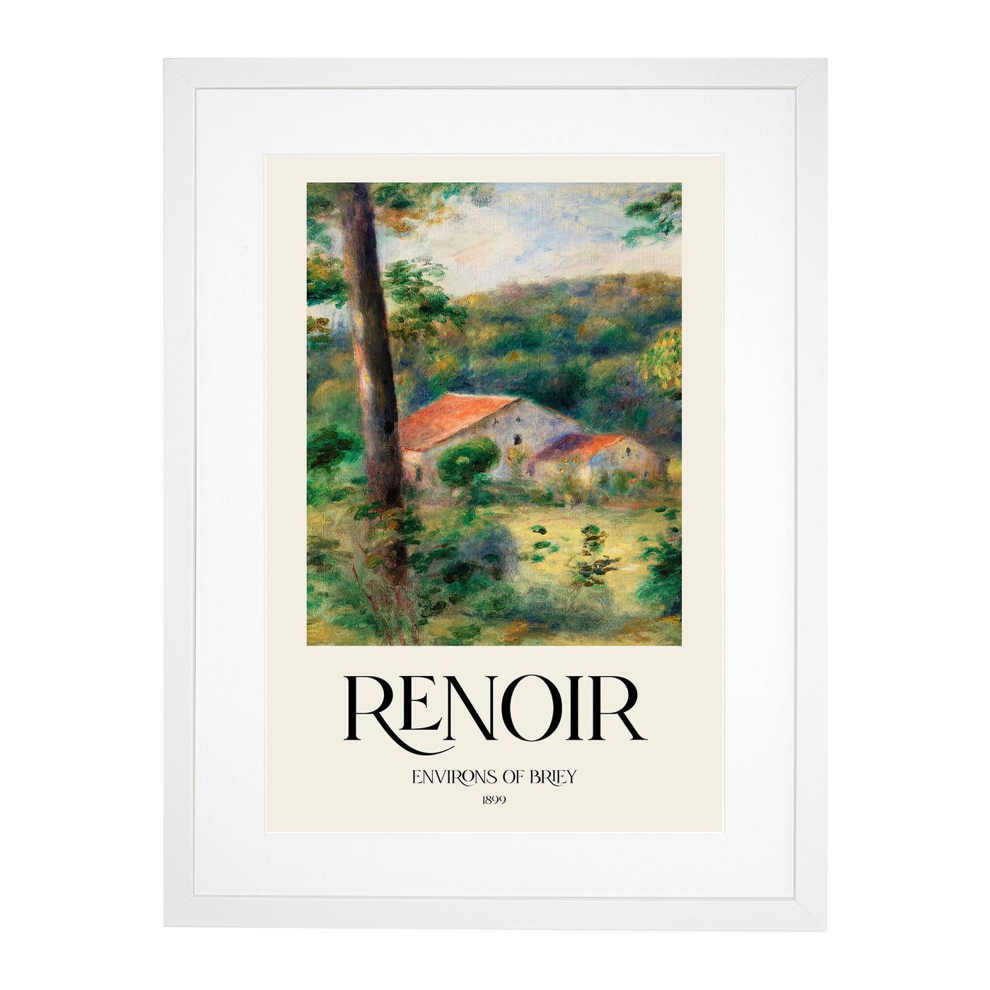 Environs Of Briey Print By Pierre-Auguste Renoir