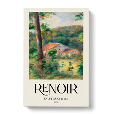 Environs Of Briey Print By Pierre-Auguste Renoir Canvas Print Main Image