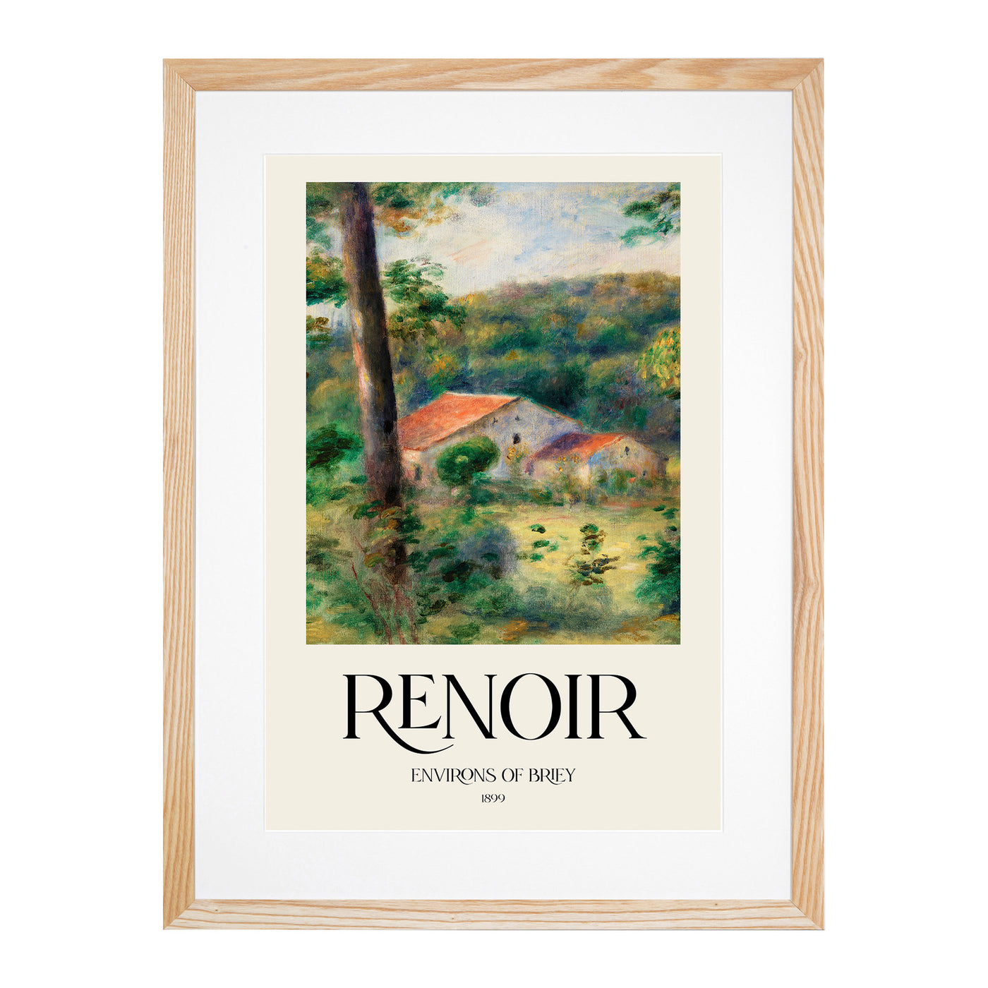 Environs Of Briey Print By Pierre-Auguste Renoir