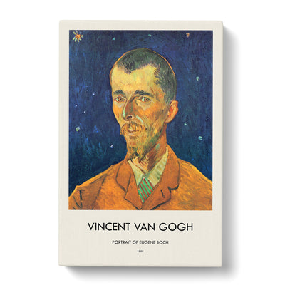 Eugene Boch Print By Vincent Van Gogh Canvas Print Main Image