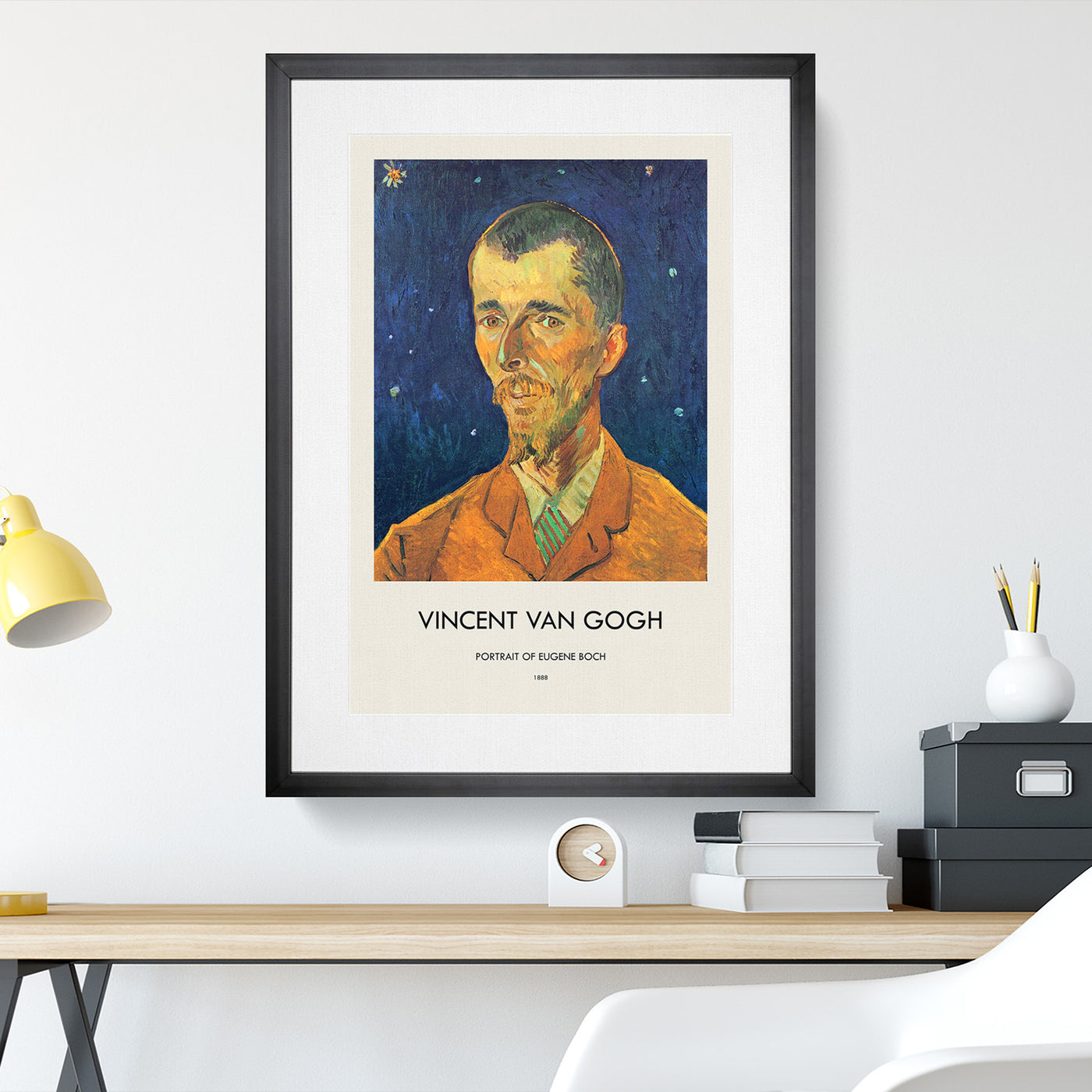 Eugene Boch Print By Vincent Van Gogh