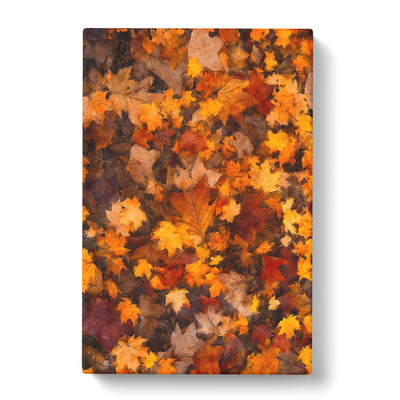 Fallen Leaves Painting Canvas Print Main Image