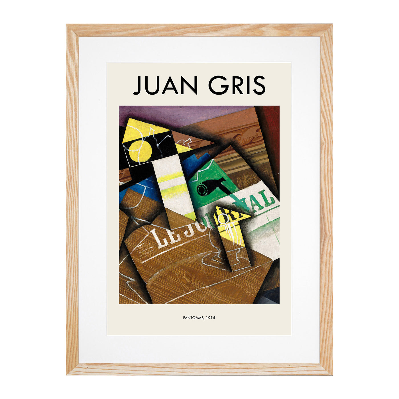 Fantomas Print By Juan Gris