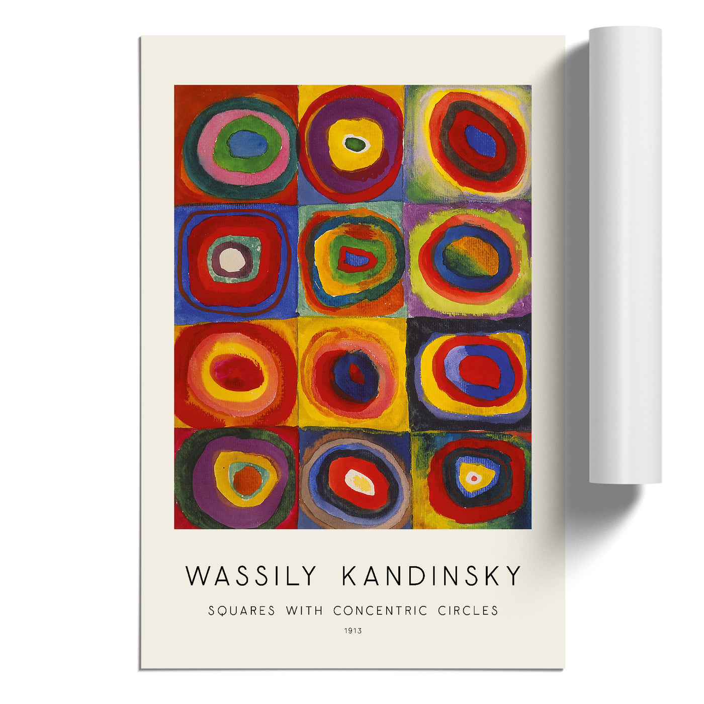 Farbstudie Print By Wassily Kandinsky