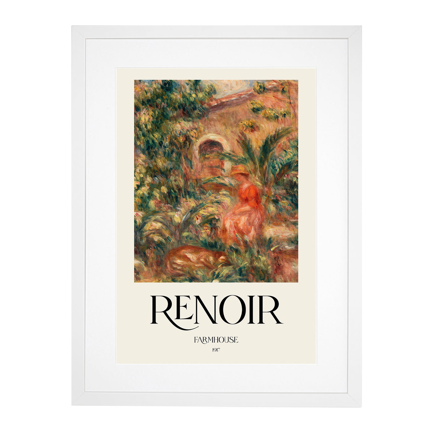 Farmhouse Vol.1 Print By Pierre-Auguste Renoir