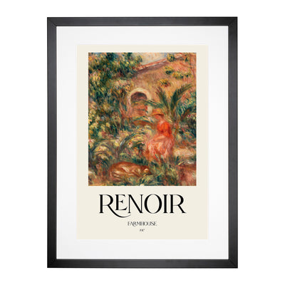 Farmhouse Vol.1 Print By Pierre-Auguste Renoir Framed Print Main Image