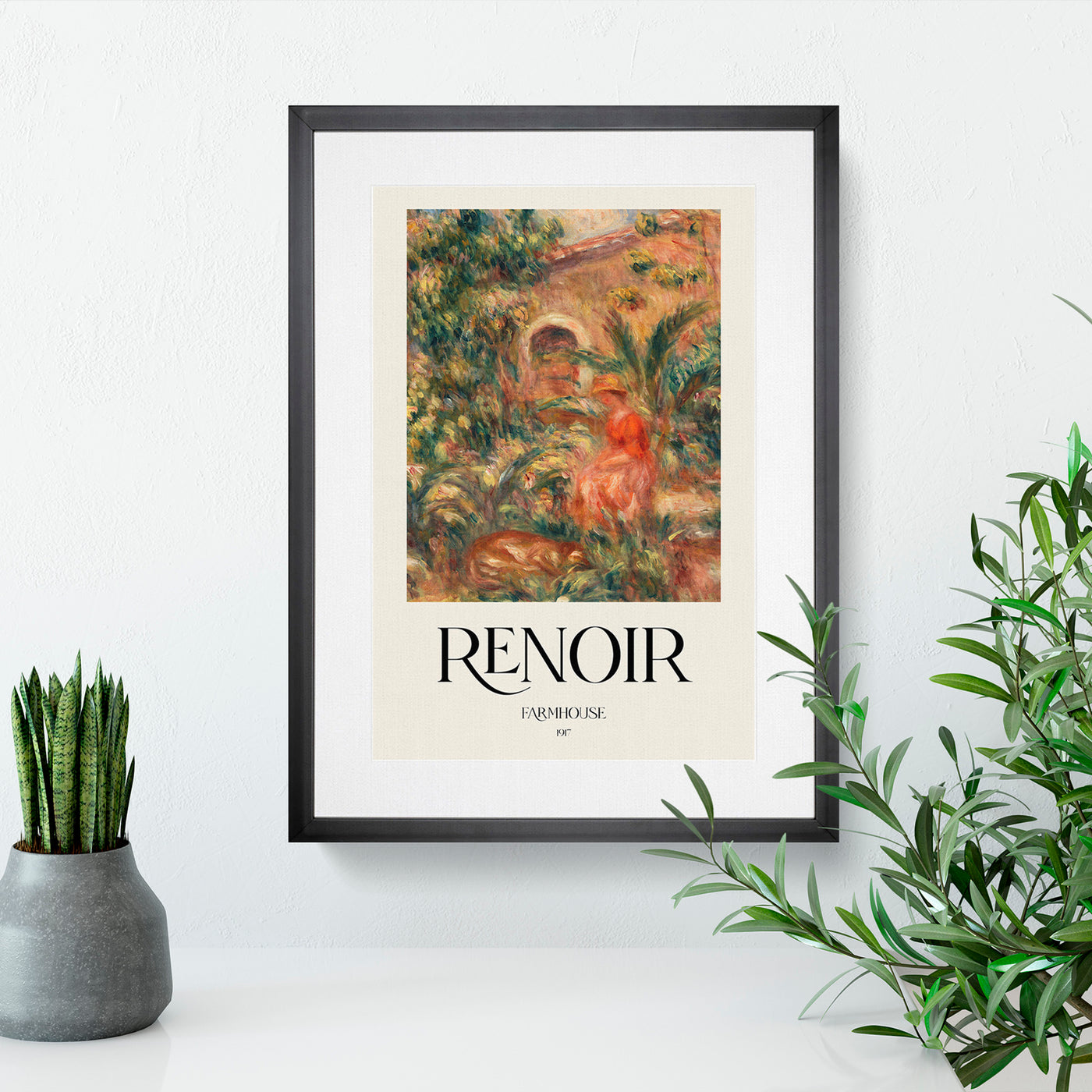 Farmhouse Vol.1 Print By Pierre-Auguste Renoir