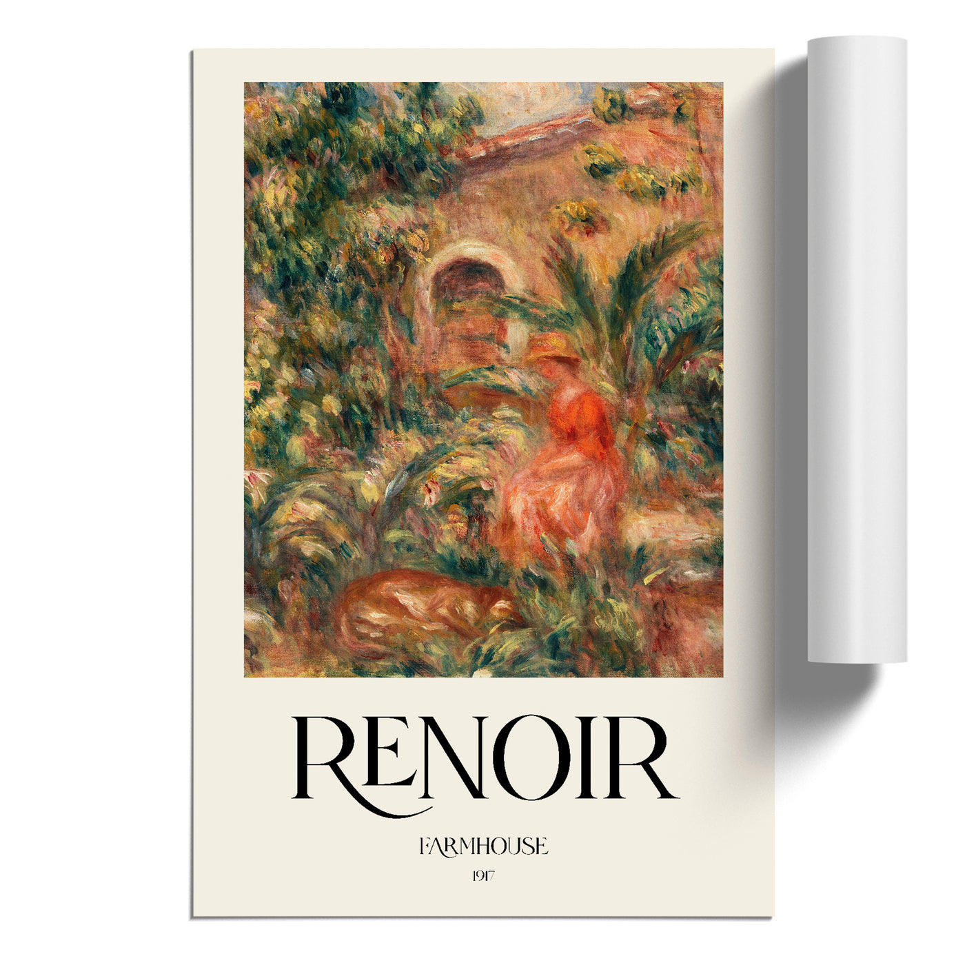 Farmhouse Vol.1 Print By Pierre-Auguste Renoir