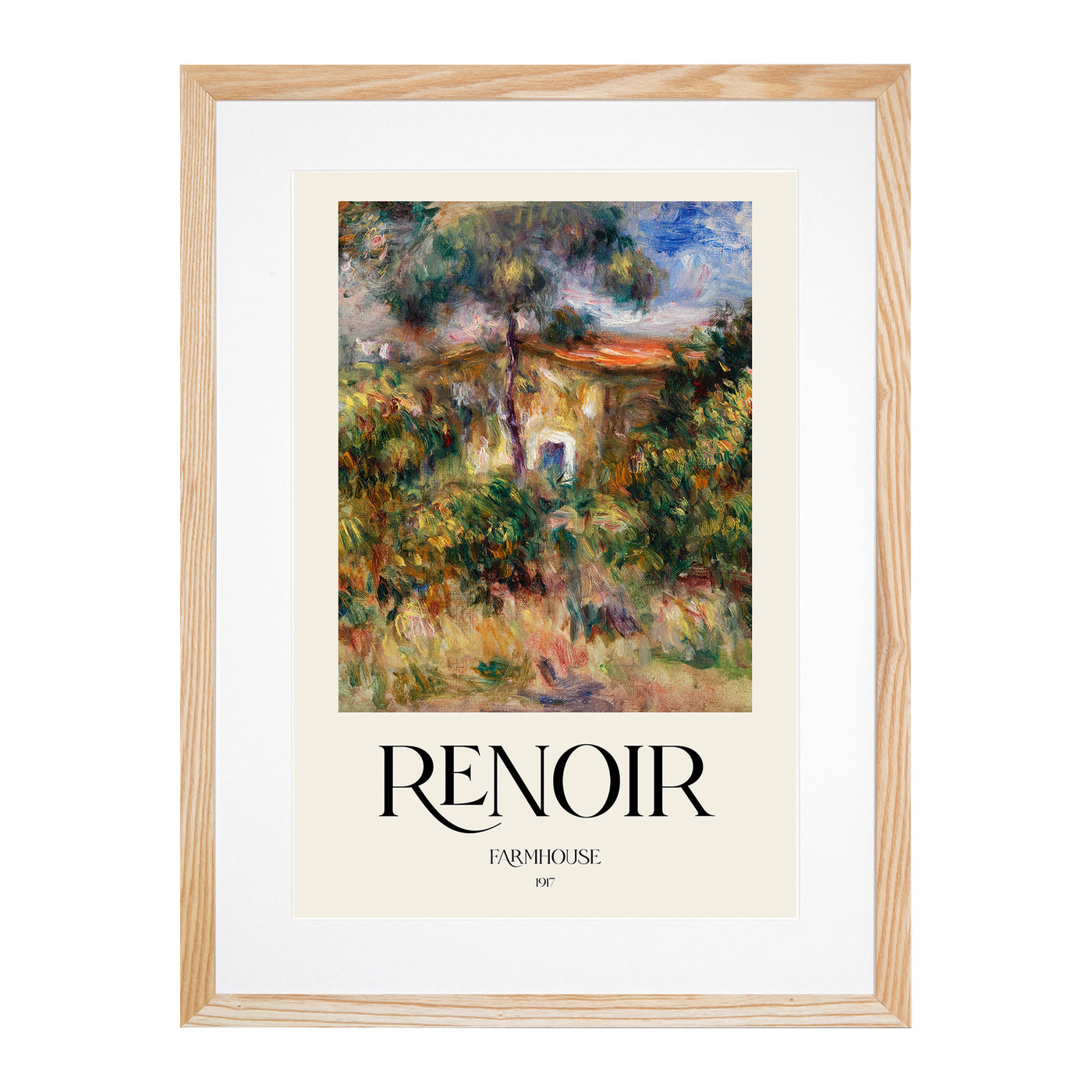 Farmhouse Vol.2 Print By Pierre-Auguste Renoir