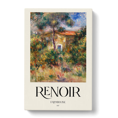 Farmhouse Vol.2 Print By Pierre-Auguste Renoir Canvas Print Main Image