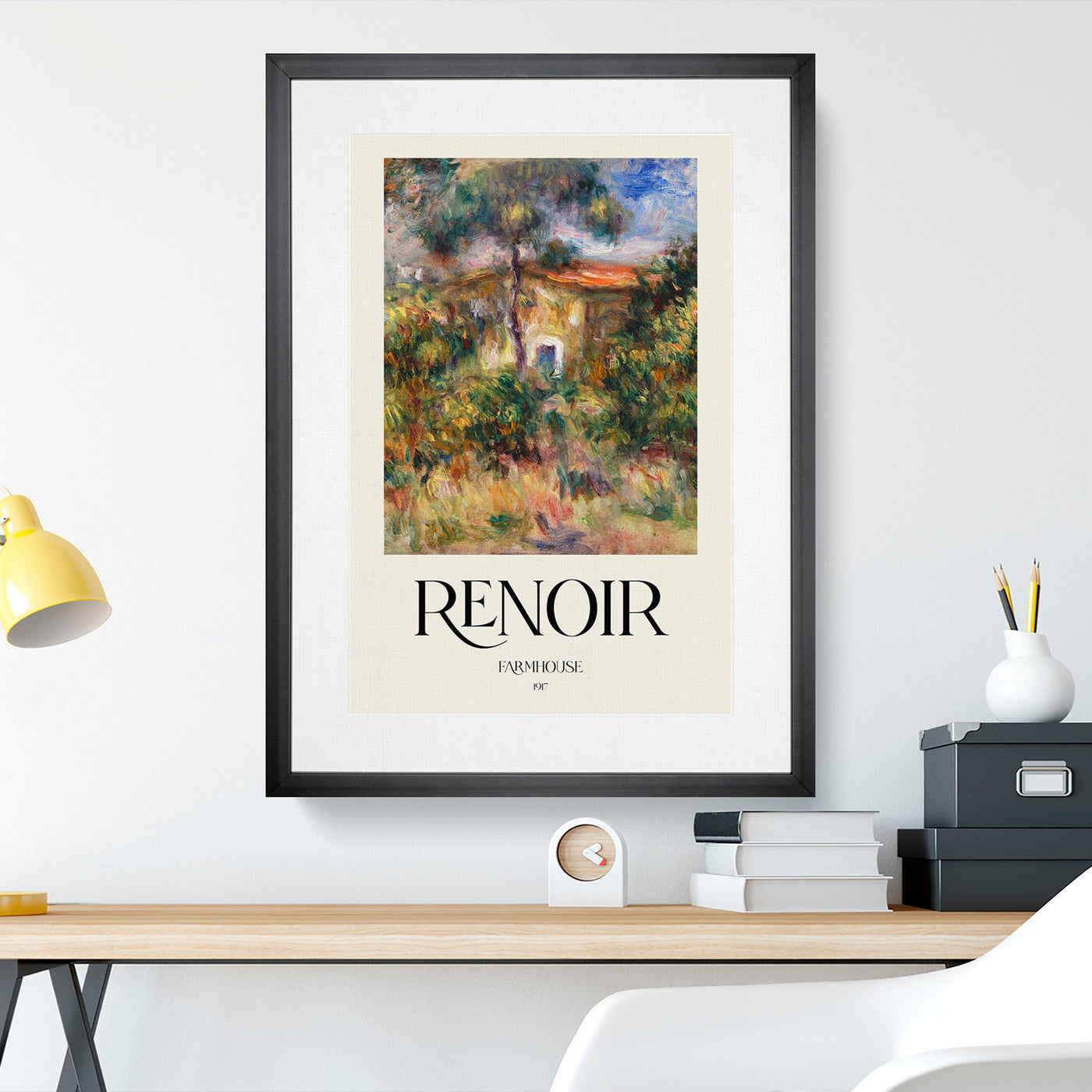 Farmhouse Vol.2 Print By Pierre-Auguste Renoir