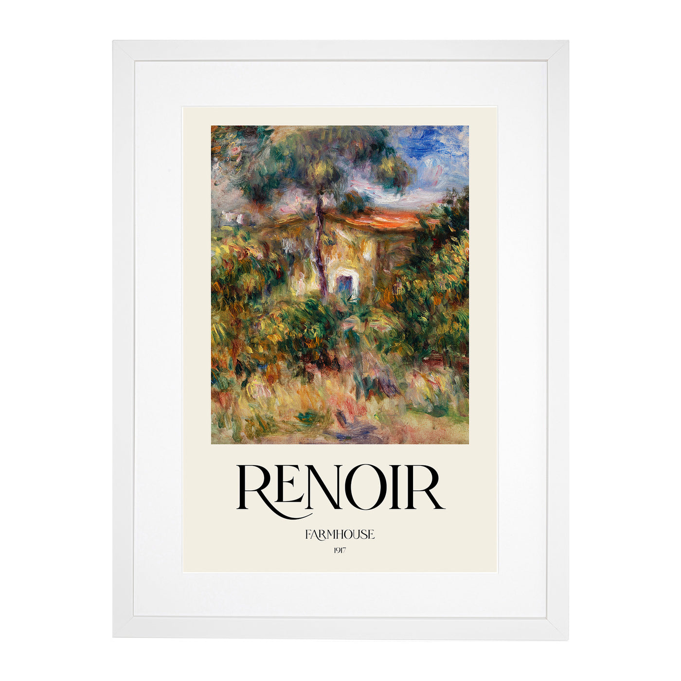 Farmhouse Vol.2 Print By Pierre-Auguste Renoir