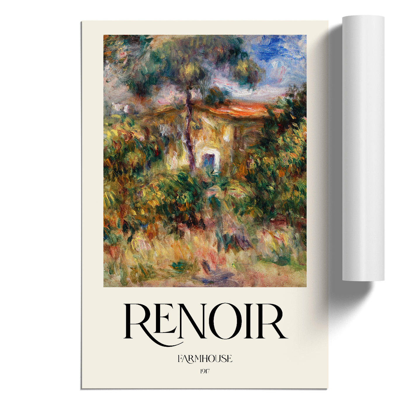 Farmhouse Vol.2 Print By Pierre-Auguste Renoir