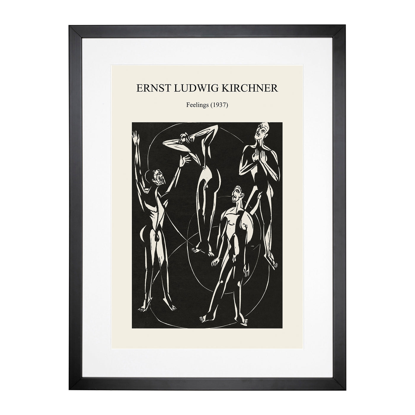 Feelings Print By Ernst Ludwig Kirchner Framed Print Main Image