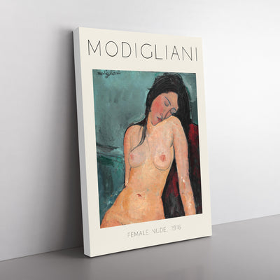 Female Nude Print By Amedeo Modigliani