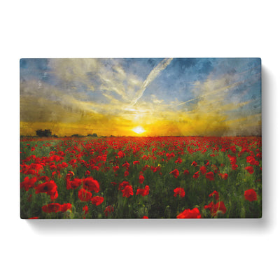Field Of Poppies Vol.3 Painting Canvas Print Main Image