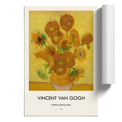 Fifteen Sunflowers Print By Vincent Van Gogh