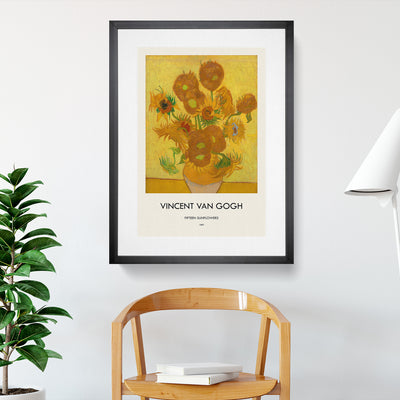 Fifteen Sunflowers Print By Vincent Van Gogh