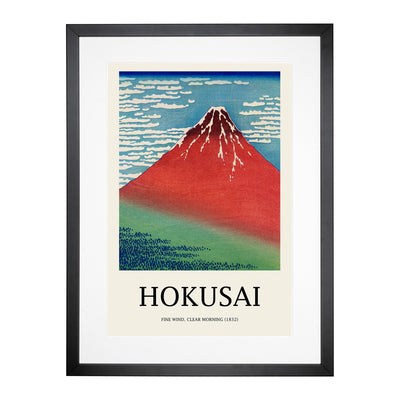 Fine Wind, Clear Morning Print By Katsushika Hokusai Framed Print Main Image