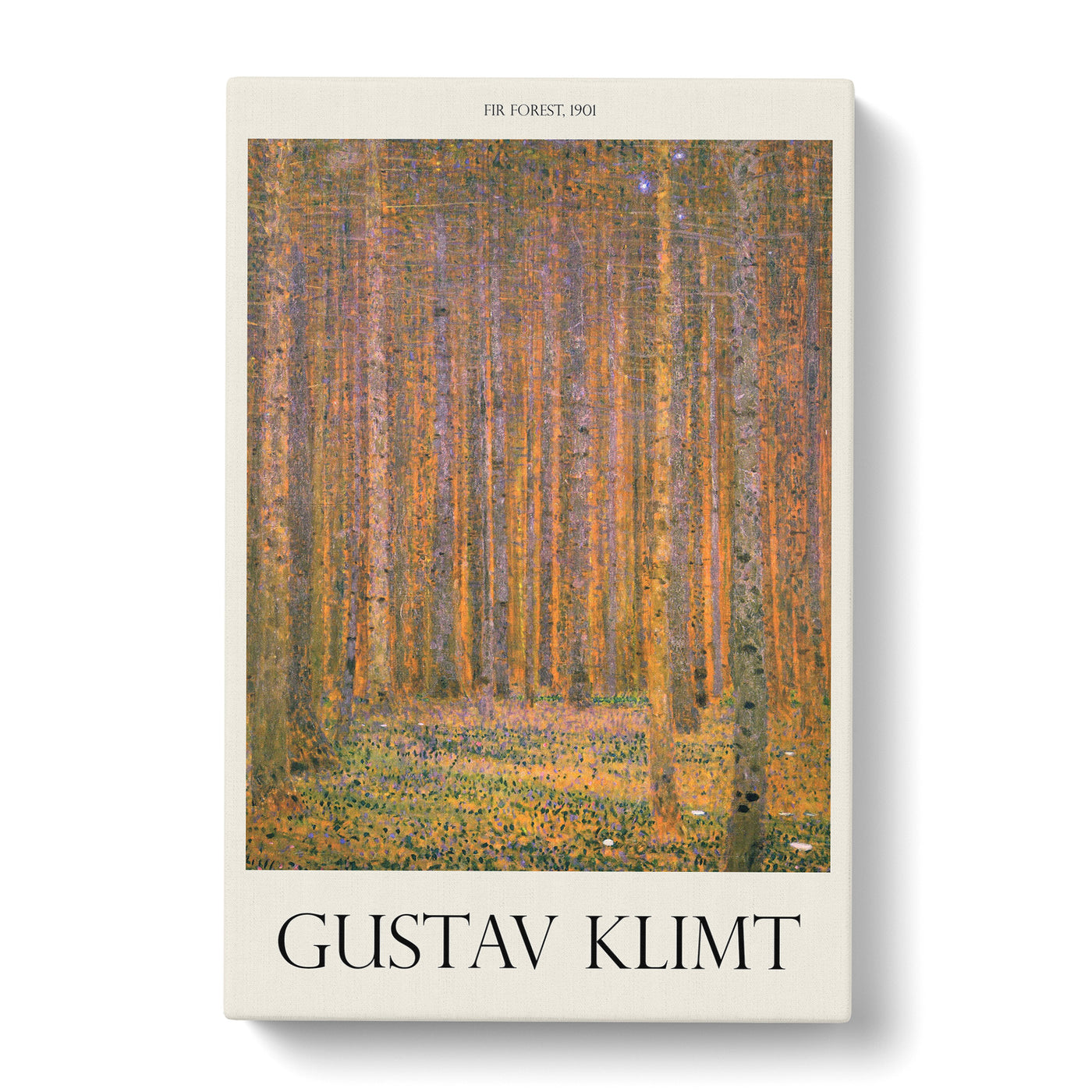 Fir Tree Forest Print By Gustav Klimt Canvas Print Main Image