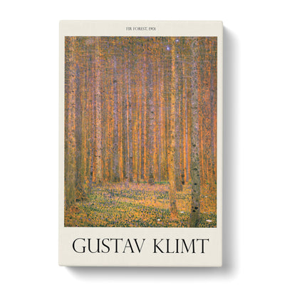 Fir Tree Forest Print By Gustav Klimt Canvas Print Main Image