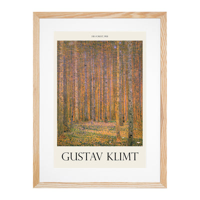 Fir Tree Forest Print By Gustav Klimt